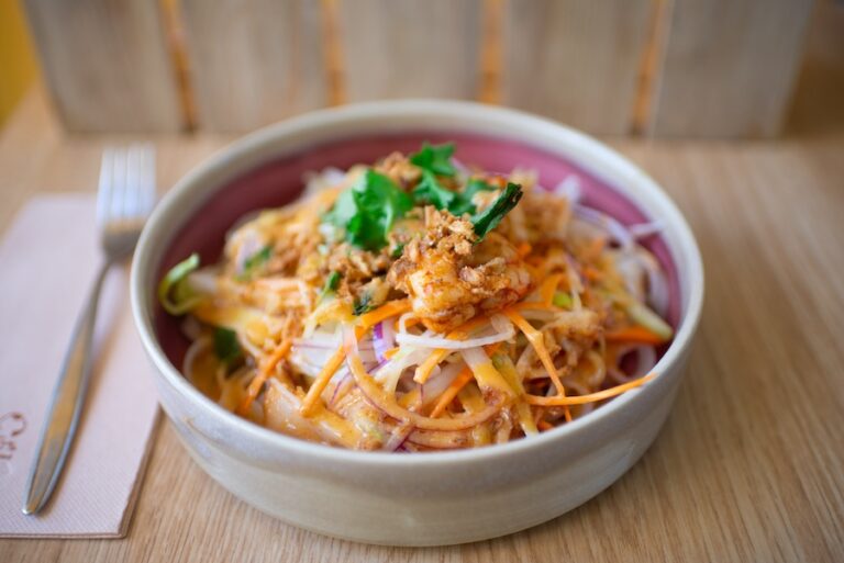 Ensalda Thai con gambas